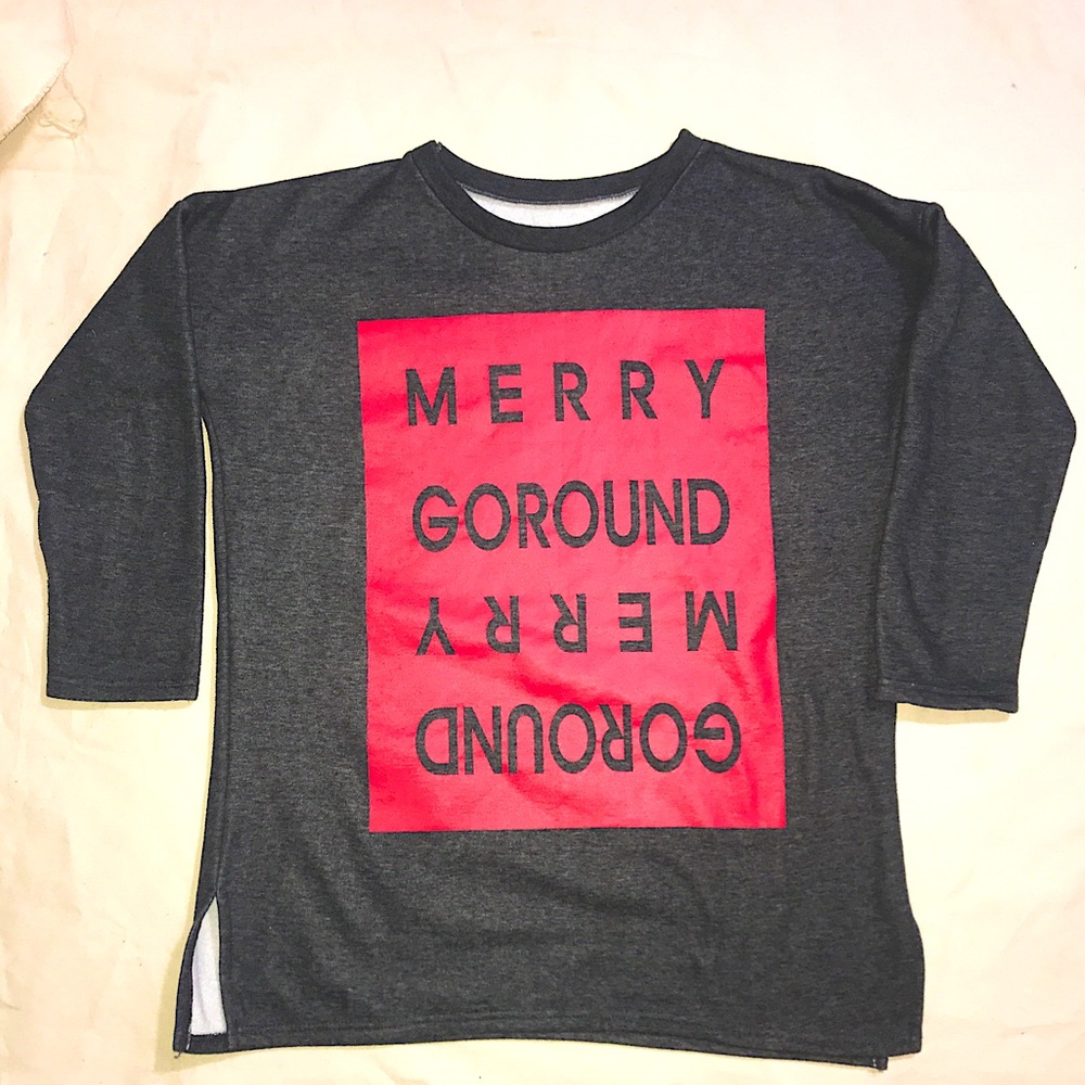 80s vintage from Mall store “Merry-Go-Round” fleece lined shirt